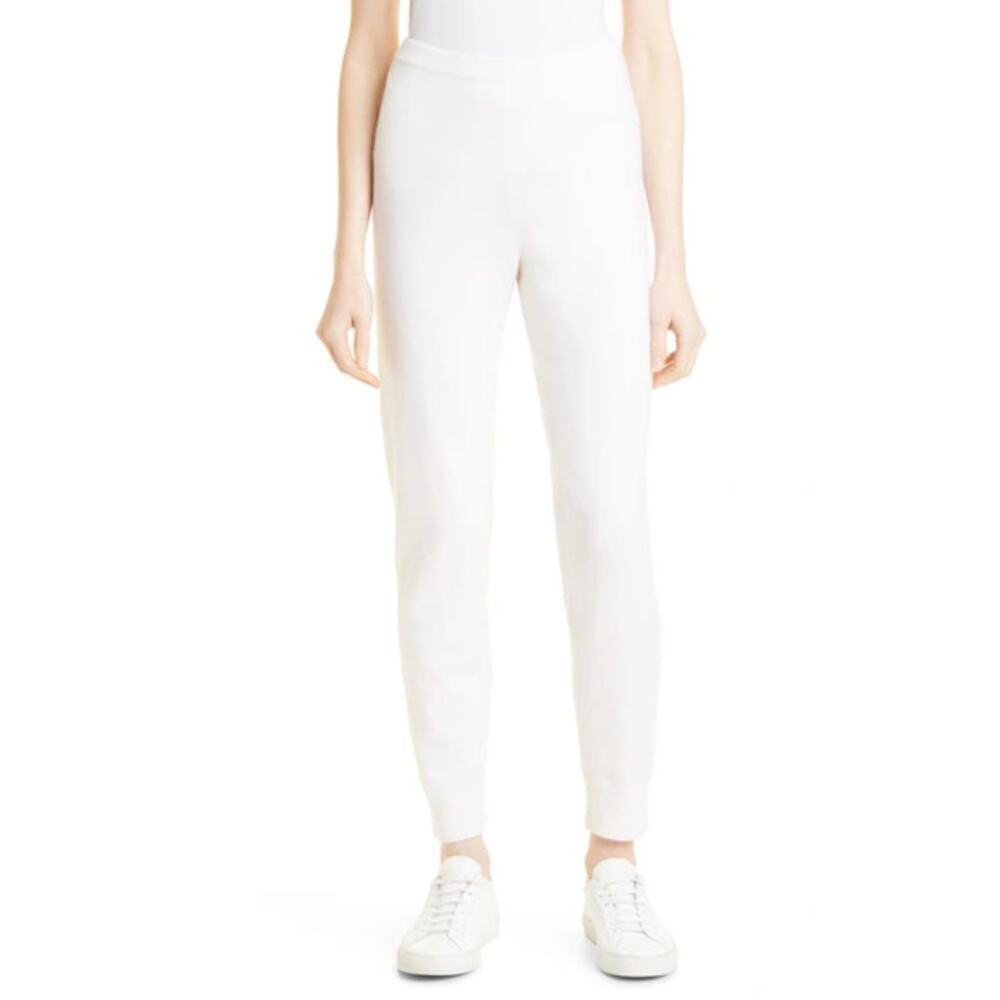 NWT Vince Cream Wool Cashmere Blend Slim Fit Jogger Pants • Size L 🗣